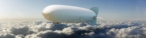 Airship flying